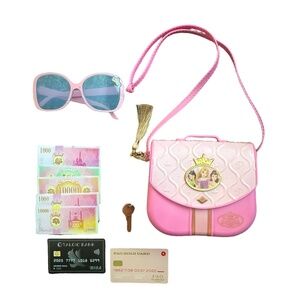 Disney Princess Style Collection World Traveler Purse Set Jakks Pacific EUC